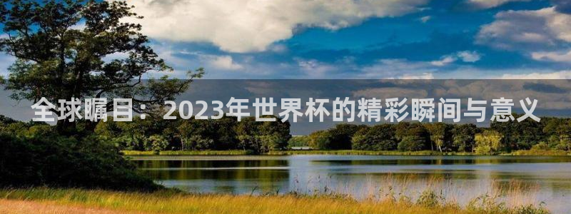 世界杯预选赛直播：全球瞩目：2023年世界杯的精彩瞬间与意义